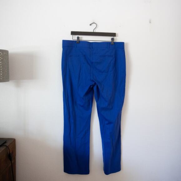 Betabrand Straight Leg Pants Petite in Royal Blue - Picture 4 of 5